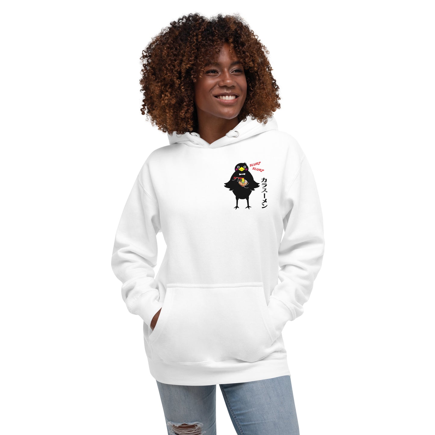 Unisex Hoodie Ramen Crow