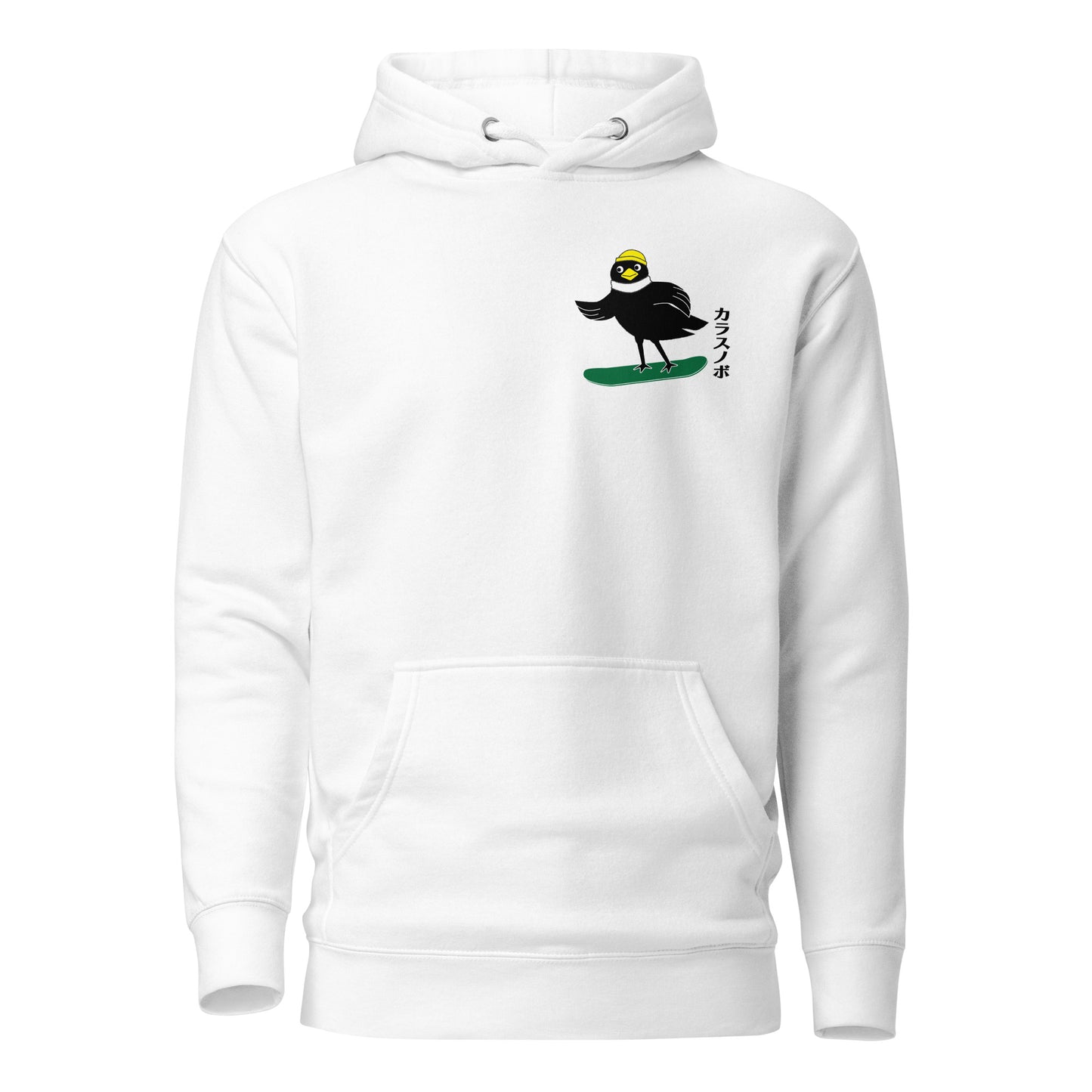 Unisex Hoodie Snowboarding Crow
