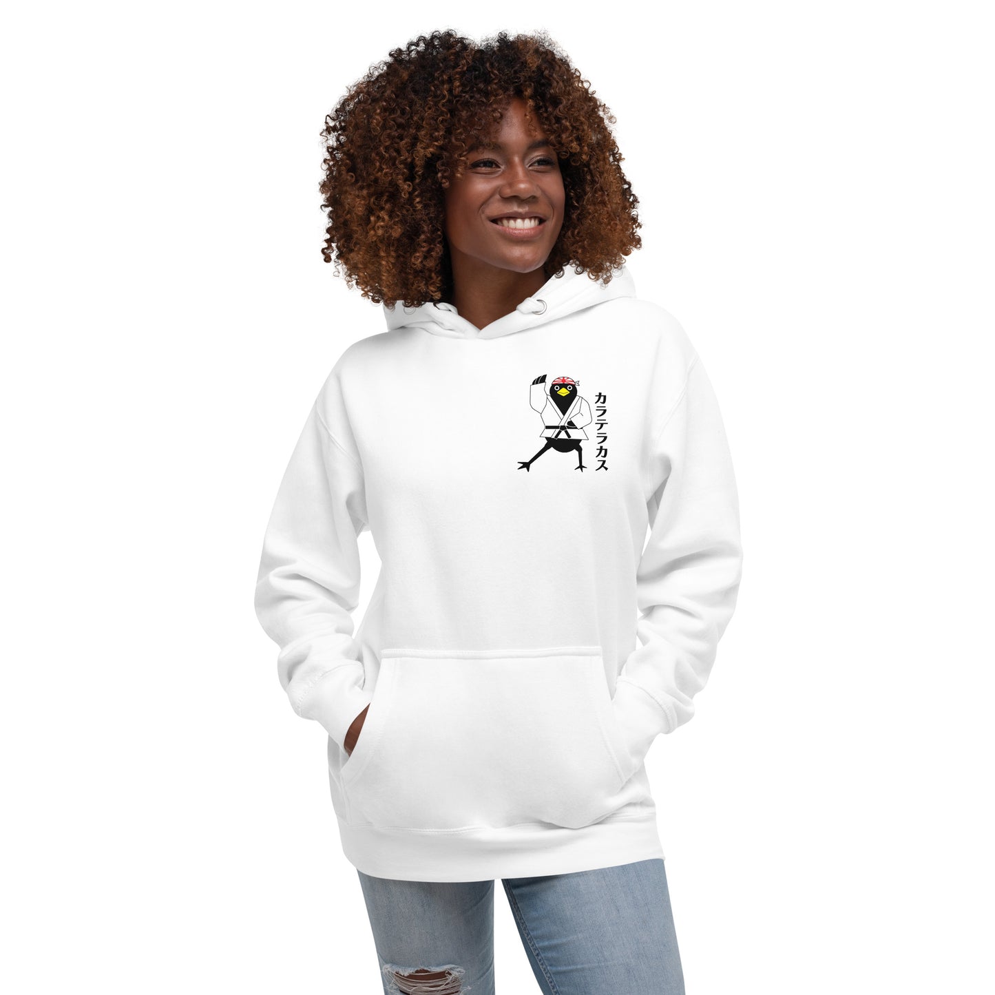 Unisex Hoodie Karate Crow