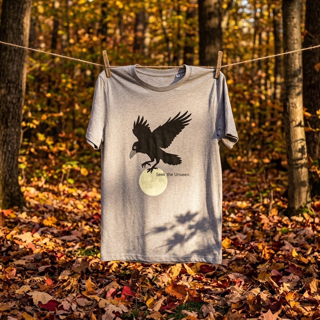 Rakasu Seek the Unseen Unisex Organic Cotton T-Shirt