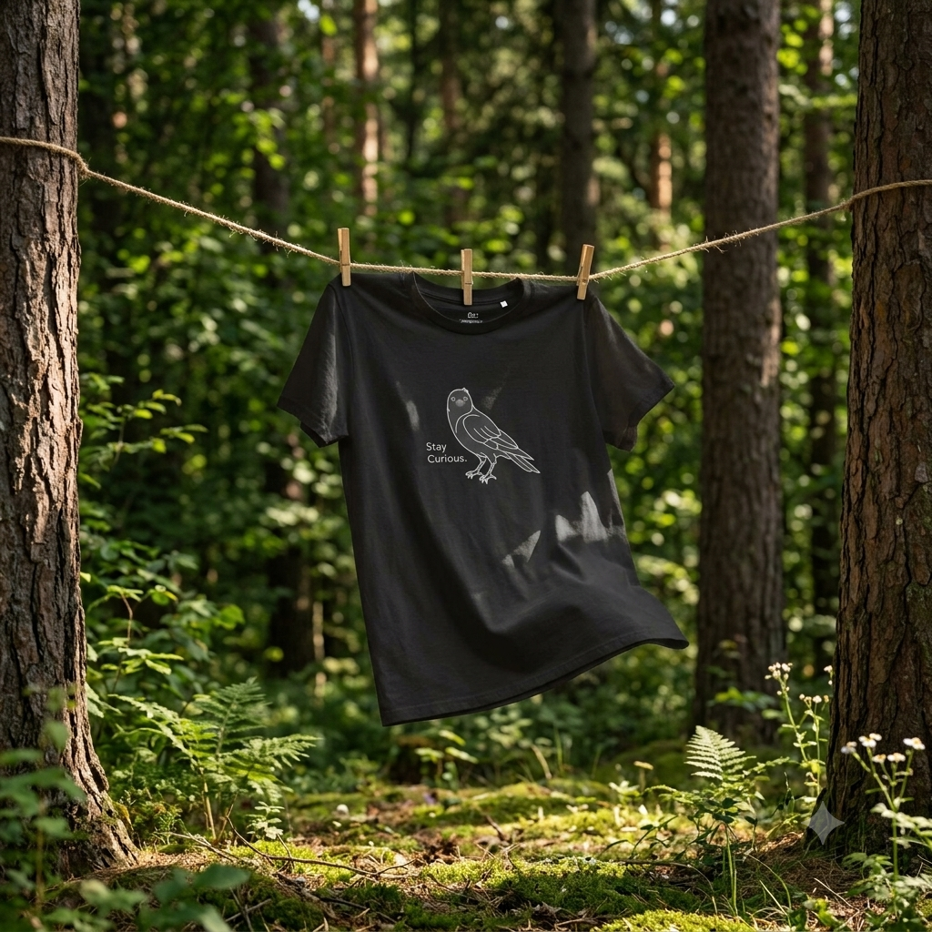 Rakasu Stay Curious Unisex Organic Cotton T-Shirt