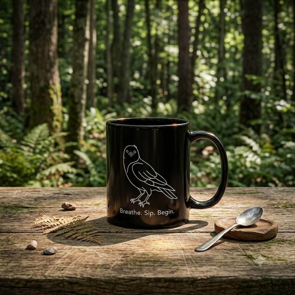 Sipping Therapy Mug Black