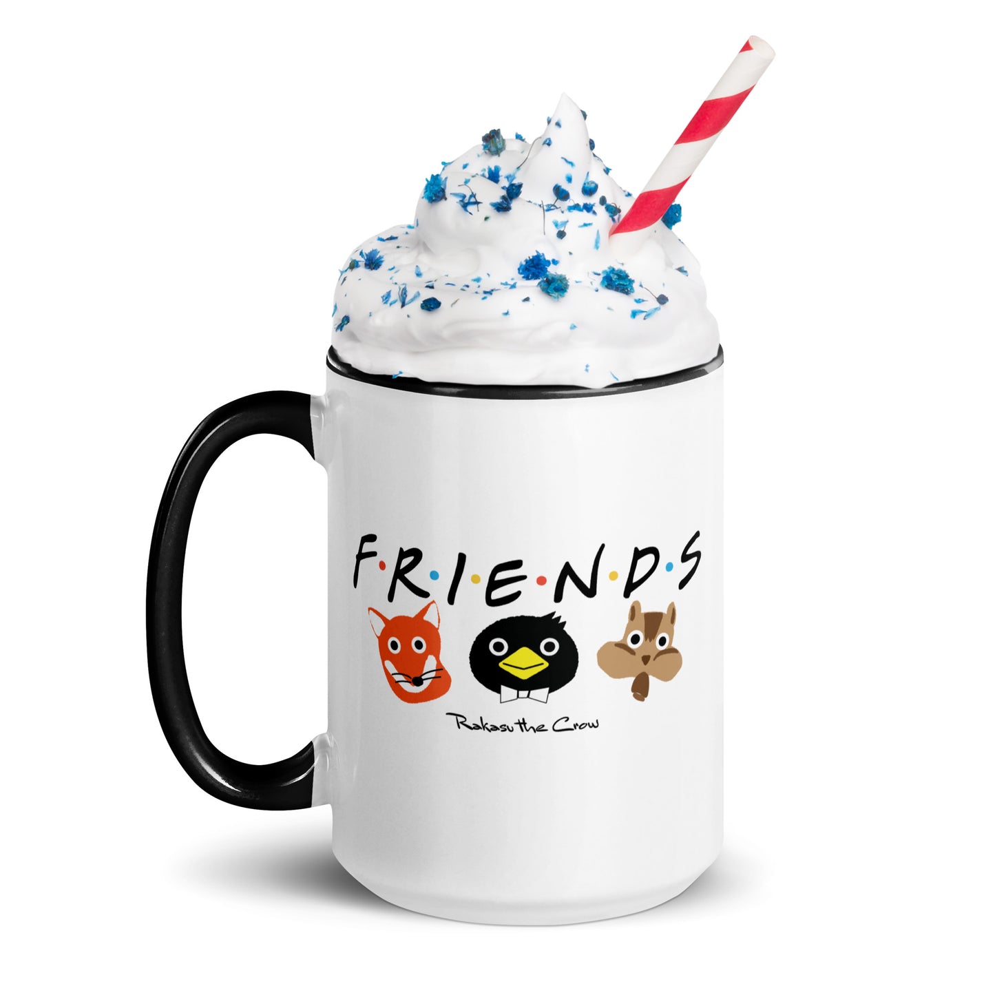 Rakasu FRIENDS Mug with Color Black Inside