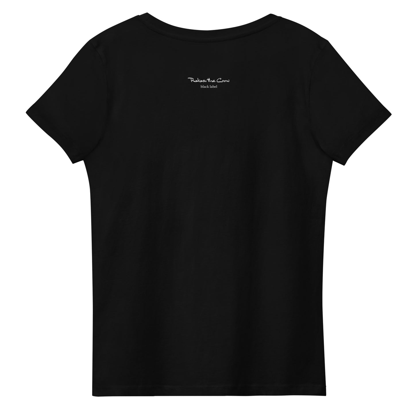 Women's fitted eco tee Sleepy Rakasu Black Label