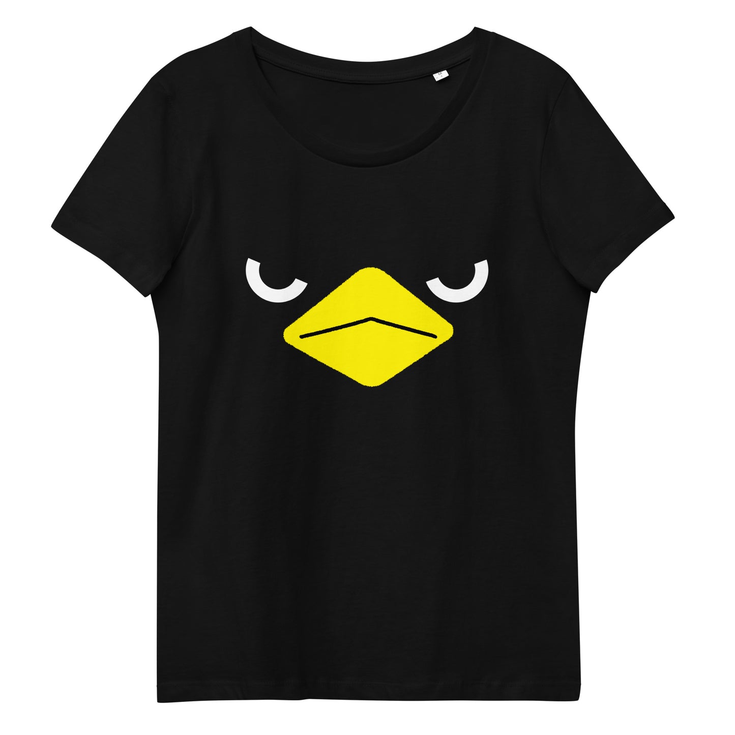 Women's fitted eco tee Angry Rakasu Black Label