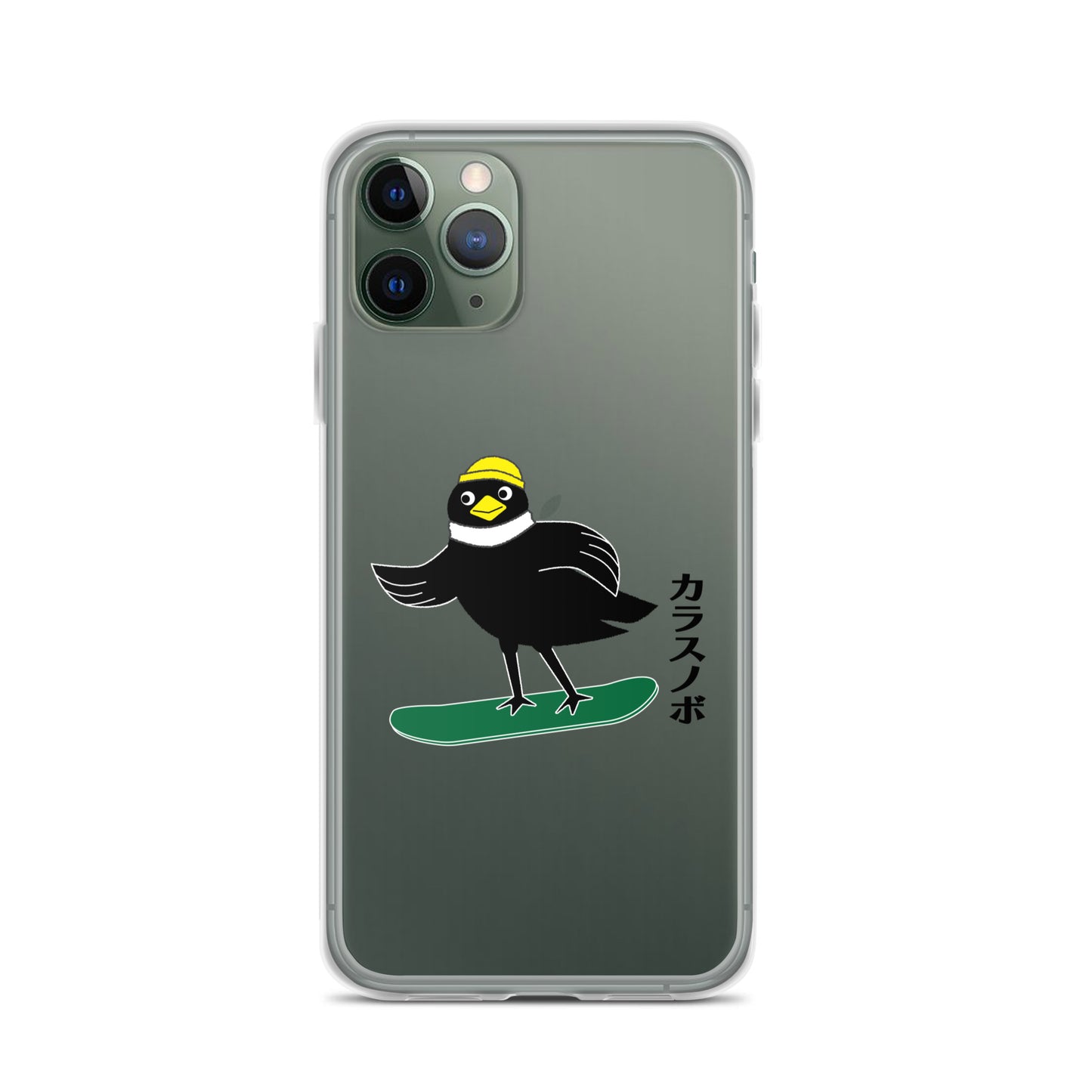 iPhone Case Snowboarding Crow