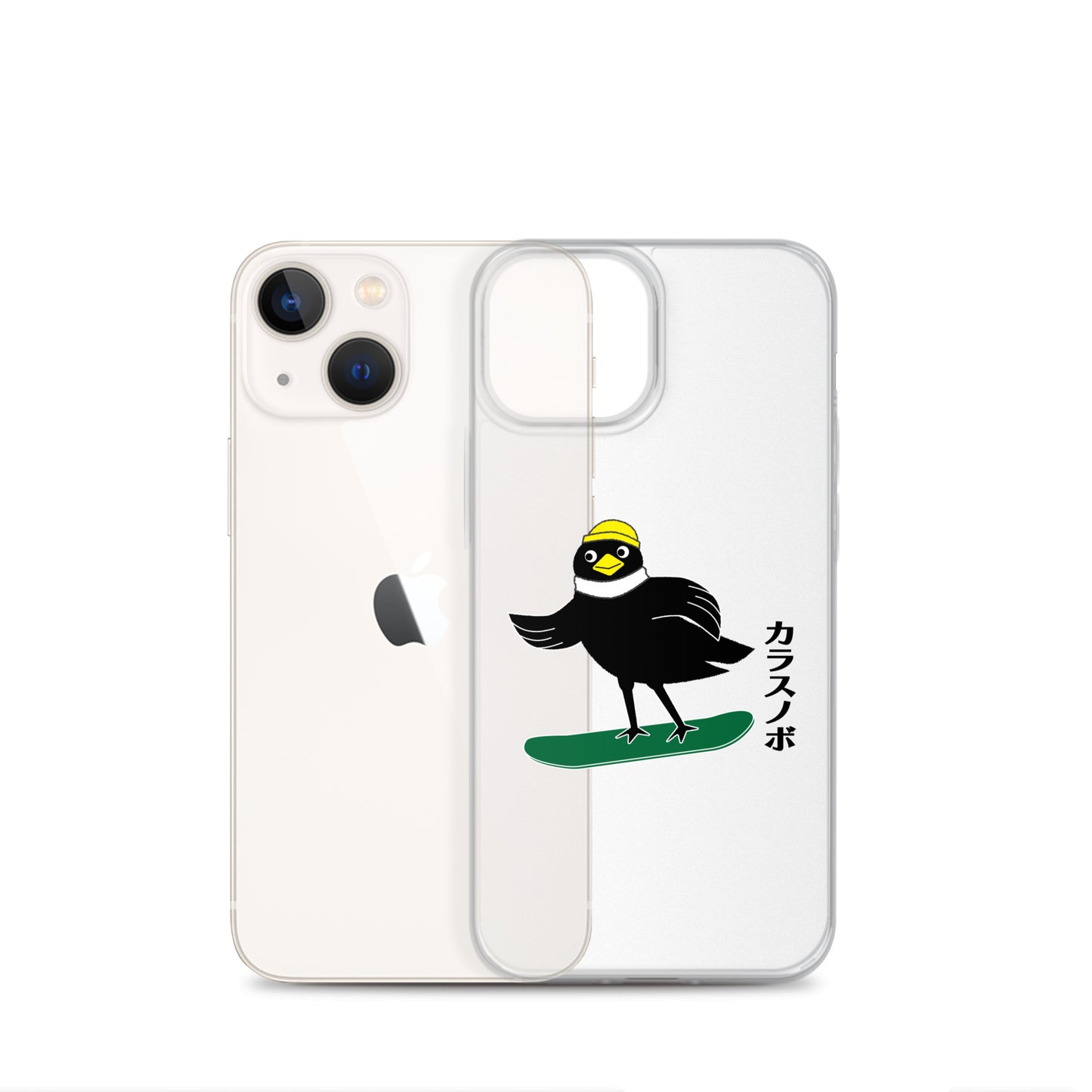 iPhone Case Snowboarding Crow
