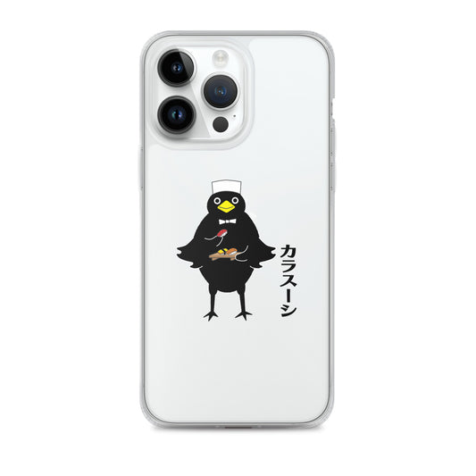 Clear Case for iPhone® Sushi Crow