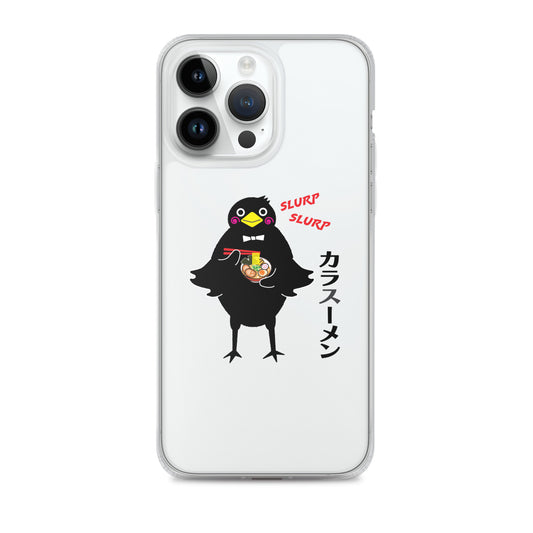 Clear Case for iPhone® Ramen Crow