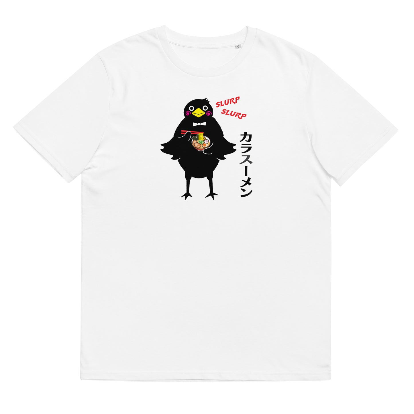 ユニセックスオーガニックコットンTシャツ ラーメンクロウ